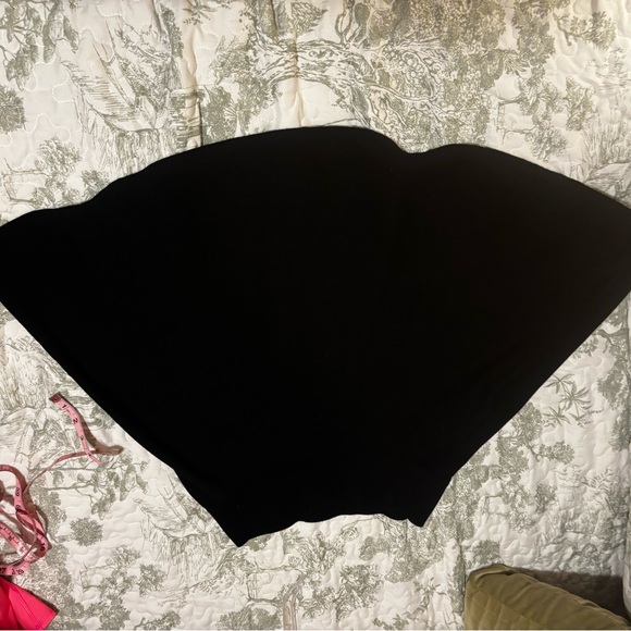 Talbots Petite sz S Elegant Black Cape Sweater Merino Wool poncho - Picture 9 of 15